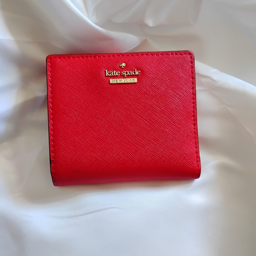 Kate Spade Summer Red Vinyl Wallet
